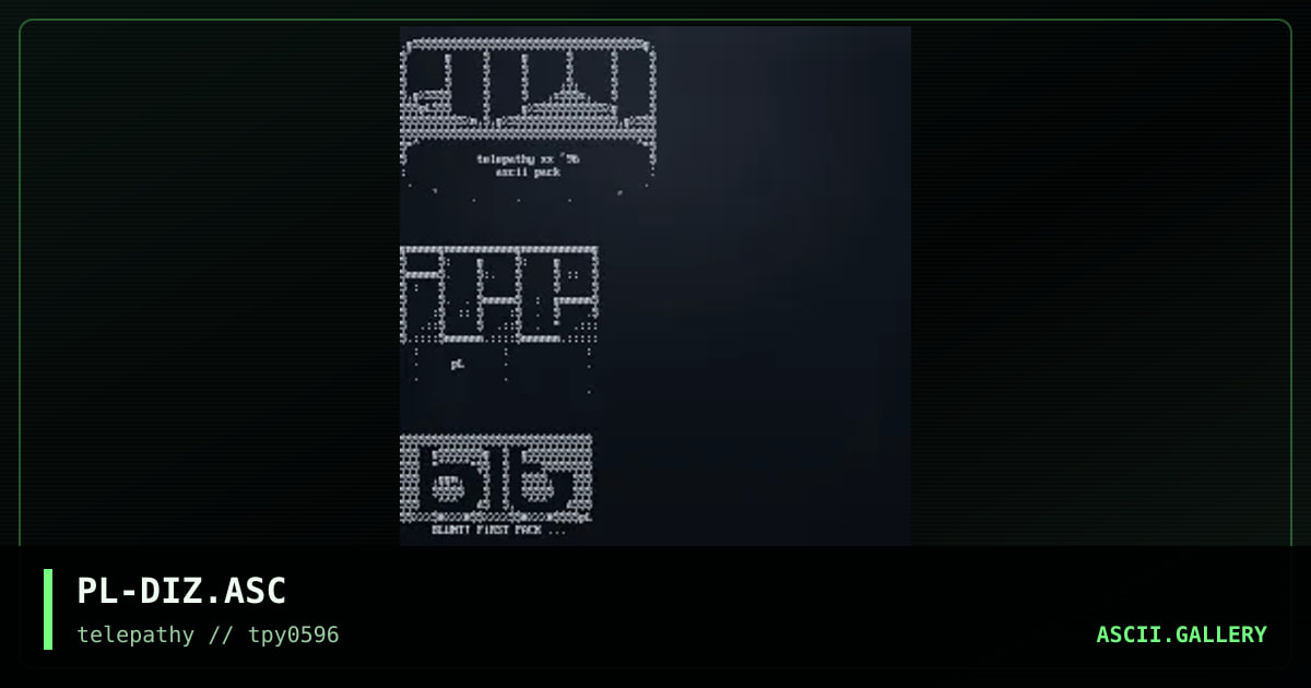 DIZ collection, by painless, 1996