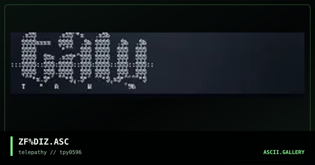 % DIZ Colllection %, by zarkof, 1996