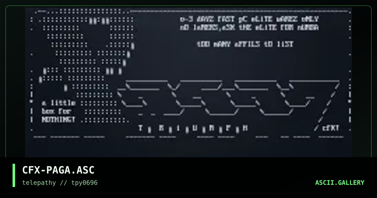 CFX-PAGA.ASC, by carnifex-tpy, 1996