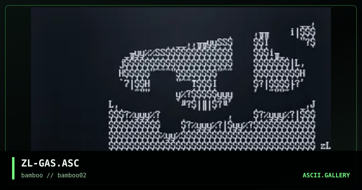 ZL-GAS.ASC, by zombie lead, 1999