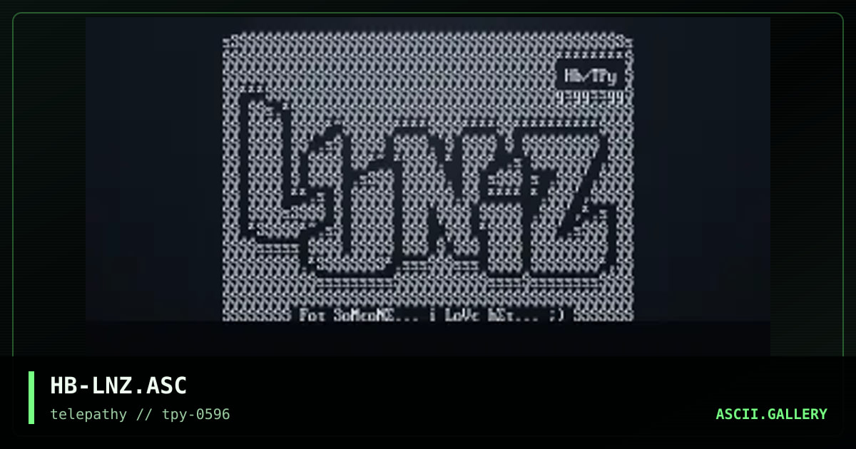 Luniz, by hanibal, 1996