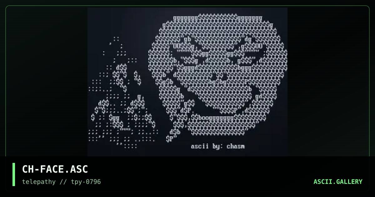 CH-FACE.ASC, by chasm, 1996