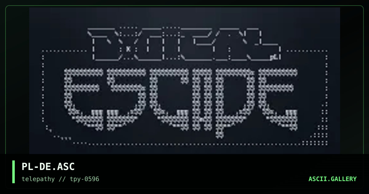 digital escape, by painless, 1996
