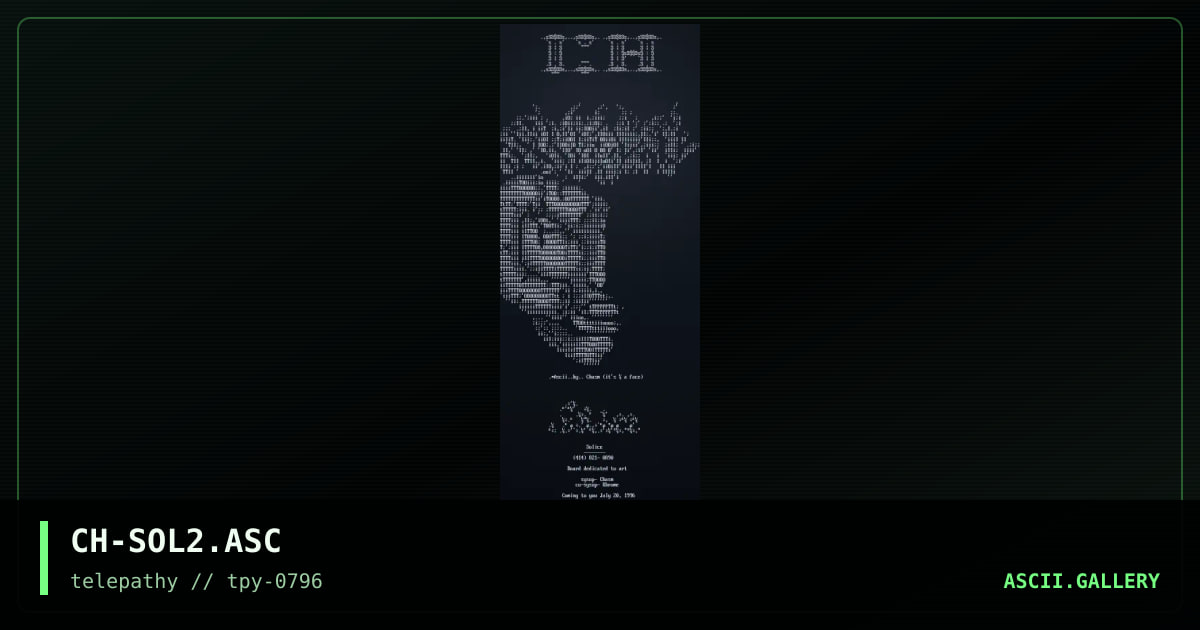 CH-SOL2.ASC, by chasm, 1996
