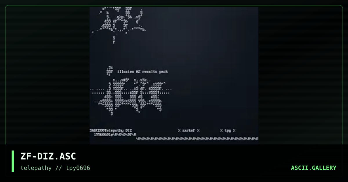 ZF-DIZ.ASC, by zarkof, 1996