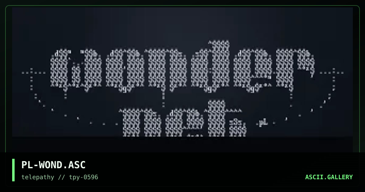 wonder net, by painless, 1996