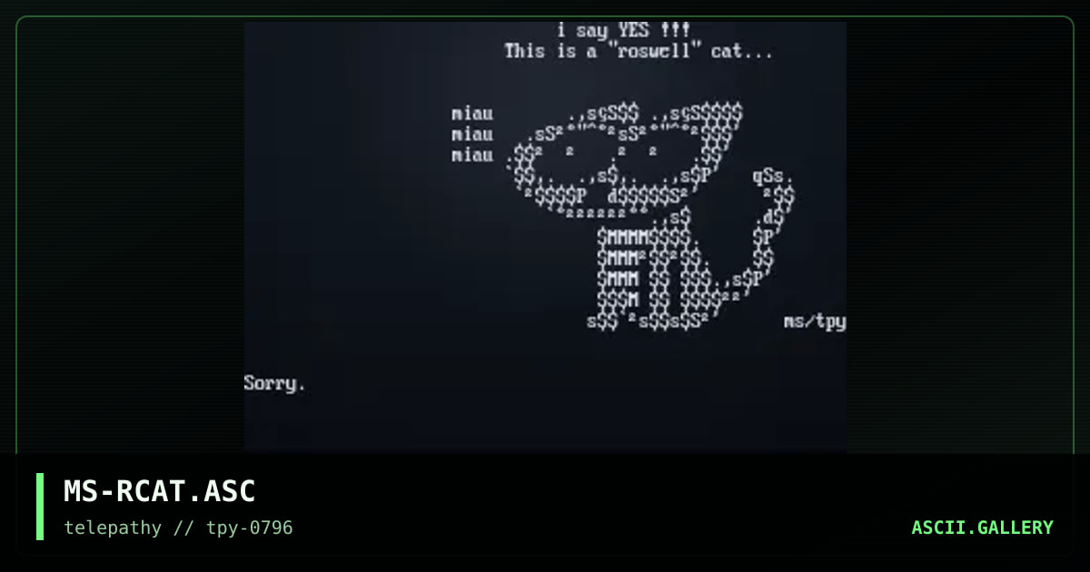 .∙:Do Roswell Aliens Have Pets?:∙., by mr splif, 1996