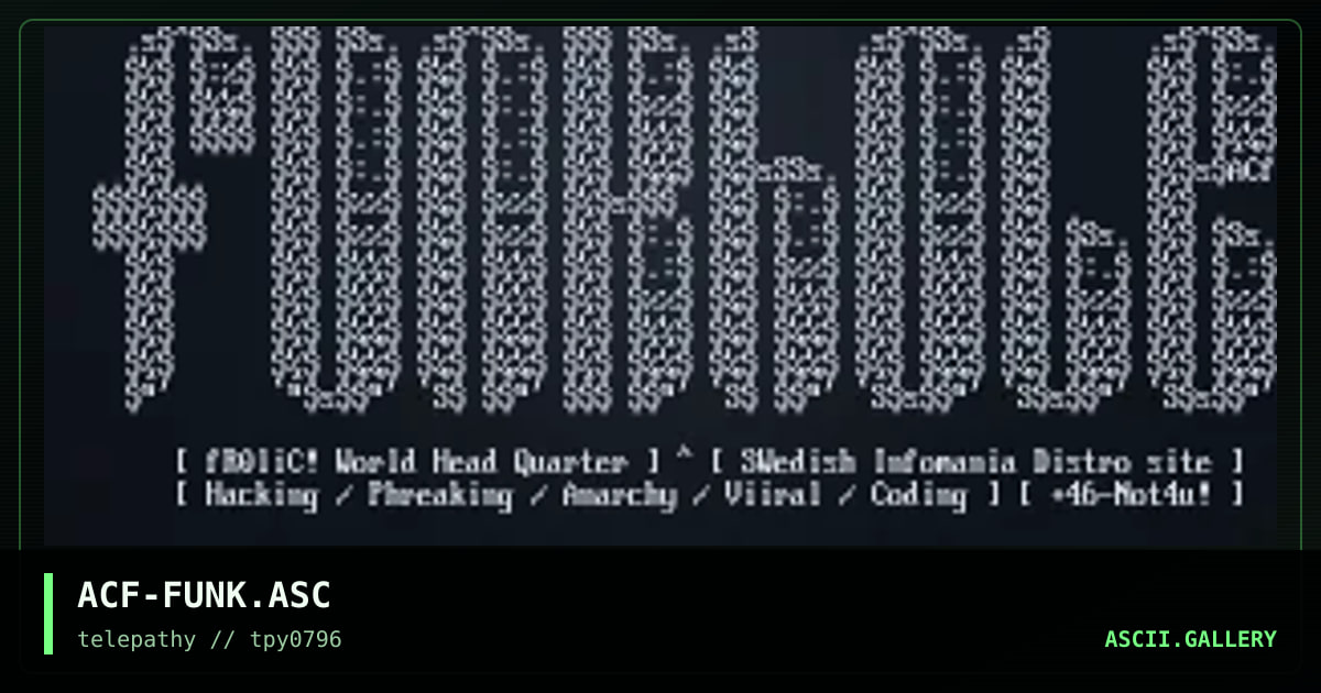 ACF-FUNK.ASC, by acidflash - tpy, 1996