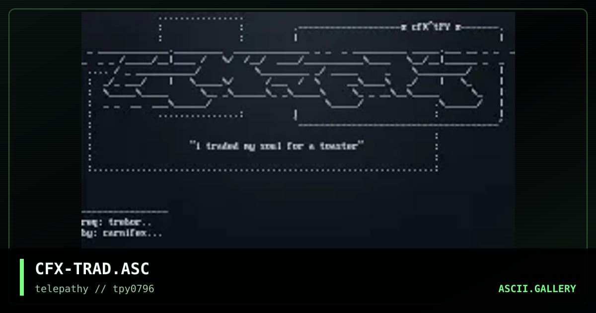 CFX-TRAD.ASC, by carnifex-tpy, 1996
