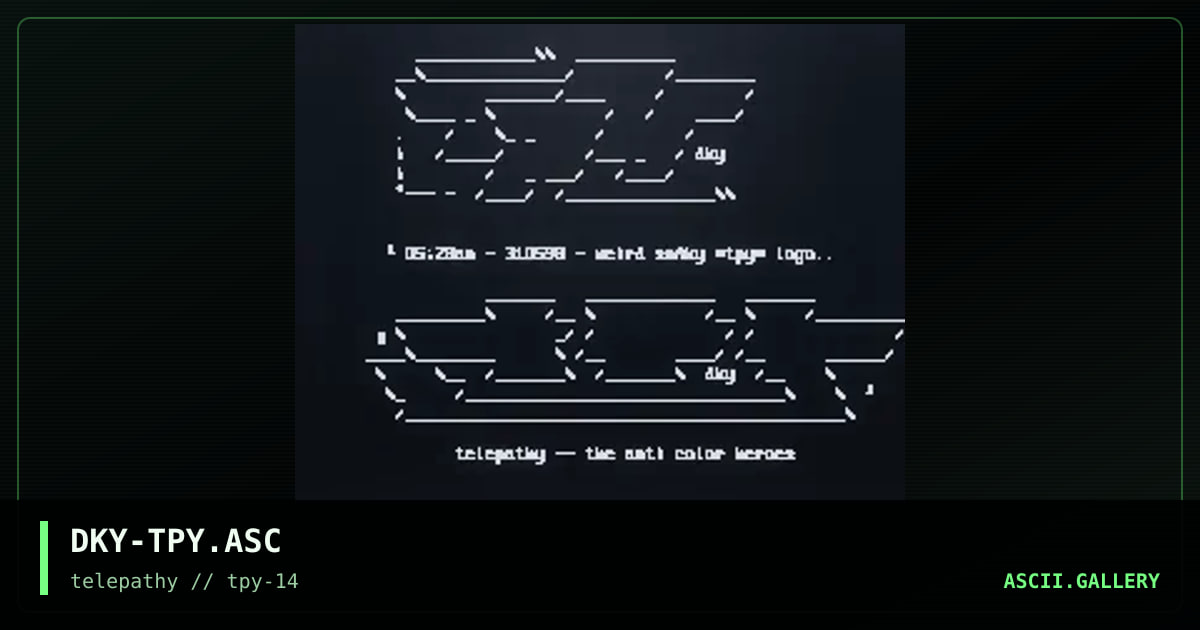 Telepathy, by darky, 1998