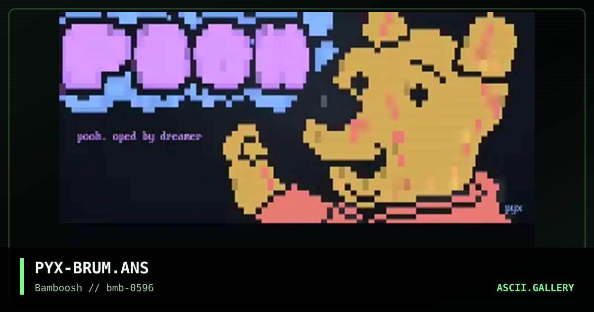 pooh, by pyx, 1996