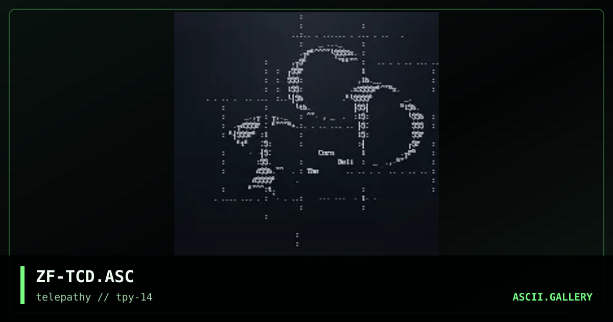 TCD intro logon, by zarkof, 1998