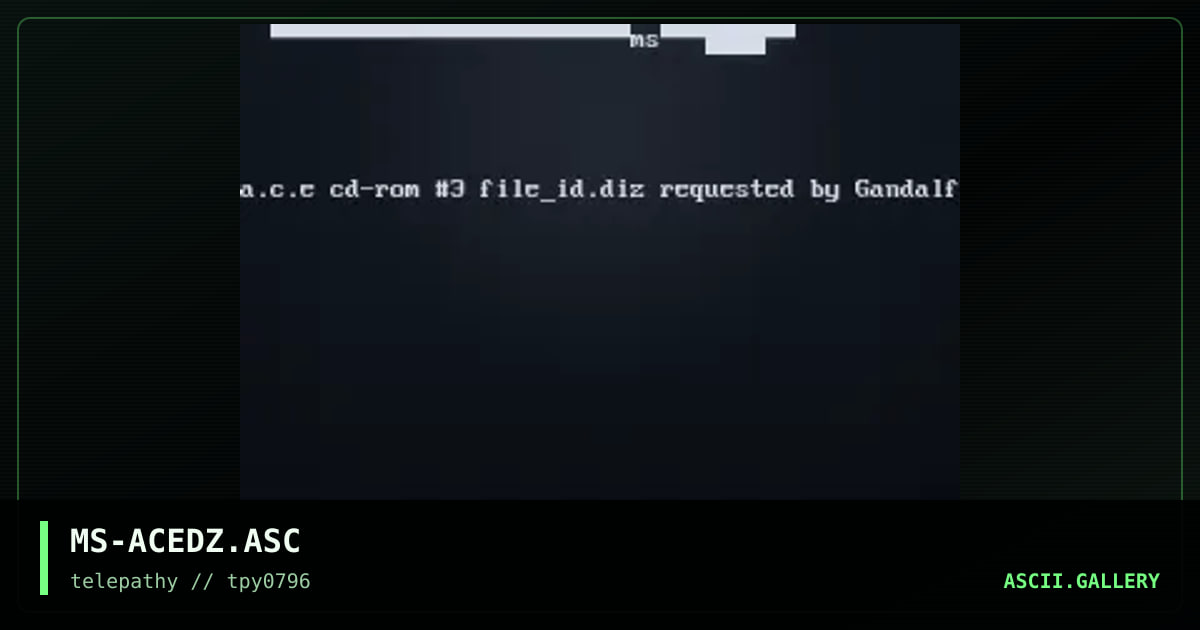 .∙:a.C.E cD-RoM #3 file_id.diz:∙., by mr splif, 1996