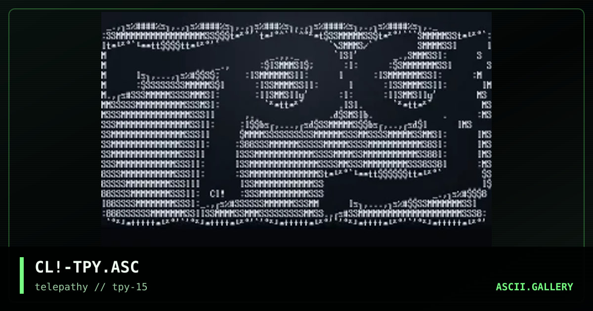 Telepathy logo, by cleaner, 1998