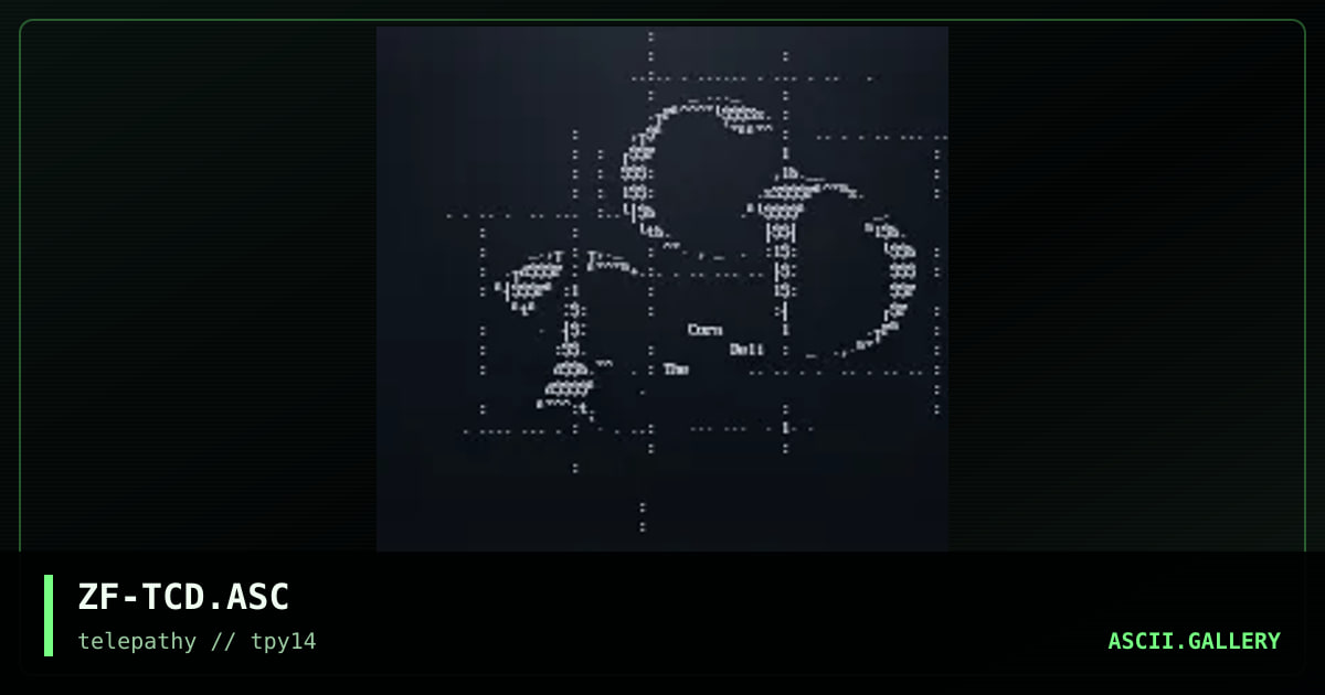 TCD intro logon, by zarkof, 1998