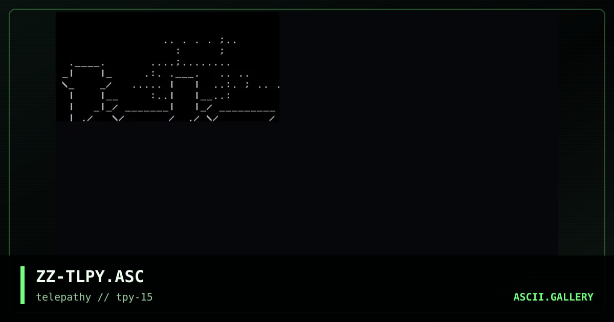 Telepathy (Guest), by kayozz, 1998