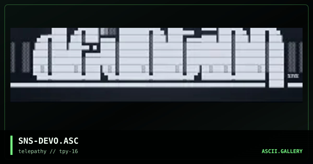 DEVOTION Ascii, by senser, 1999
