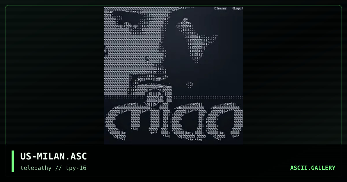 Milan, by cleaner, black jack, 1999
