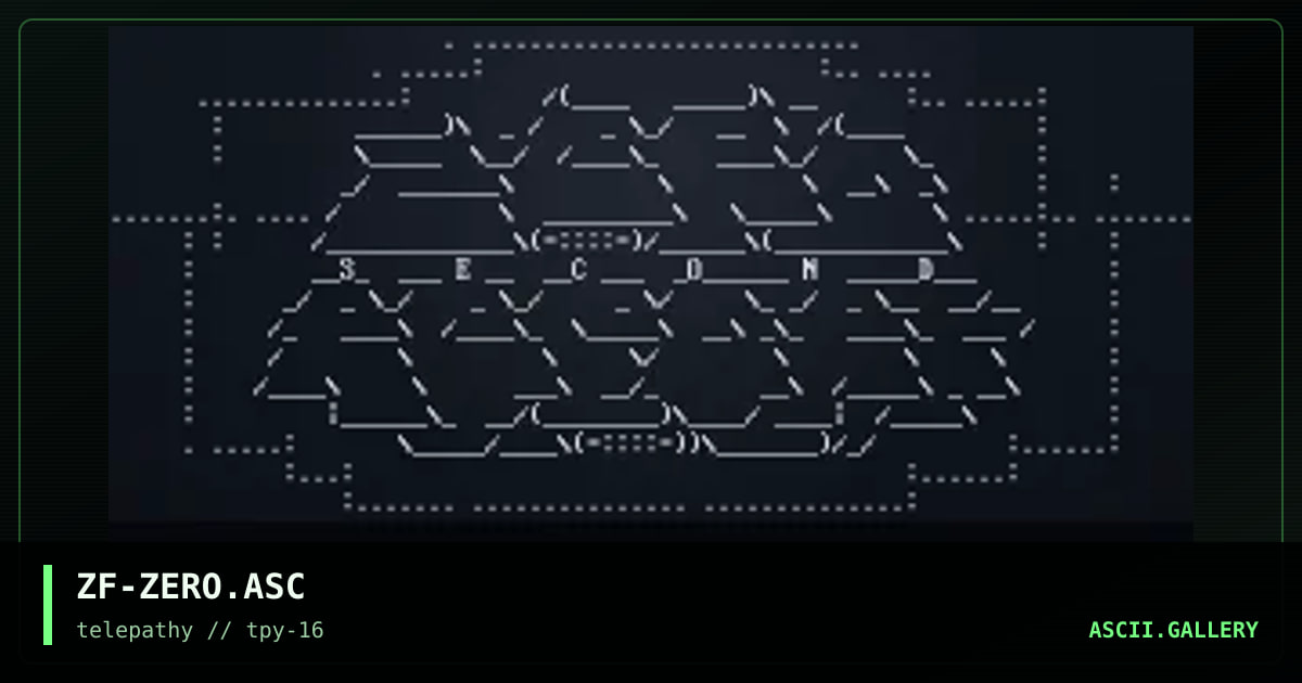 Zero Second, by zarkof, 1999