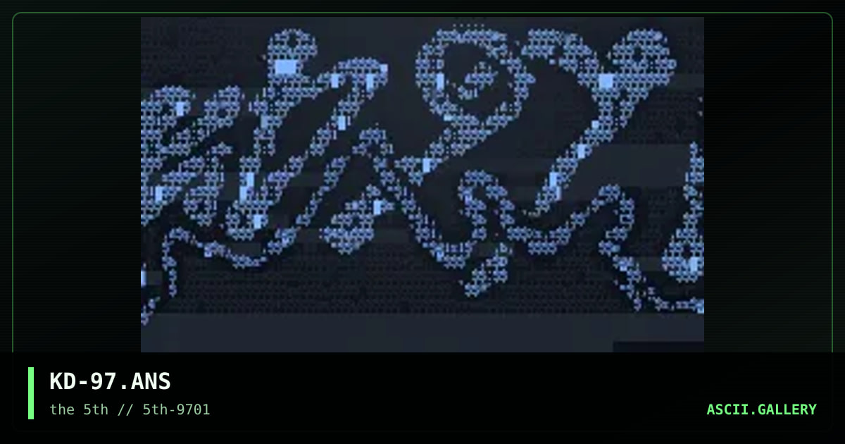 kd's sig, by klear distortion, 1997