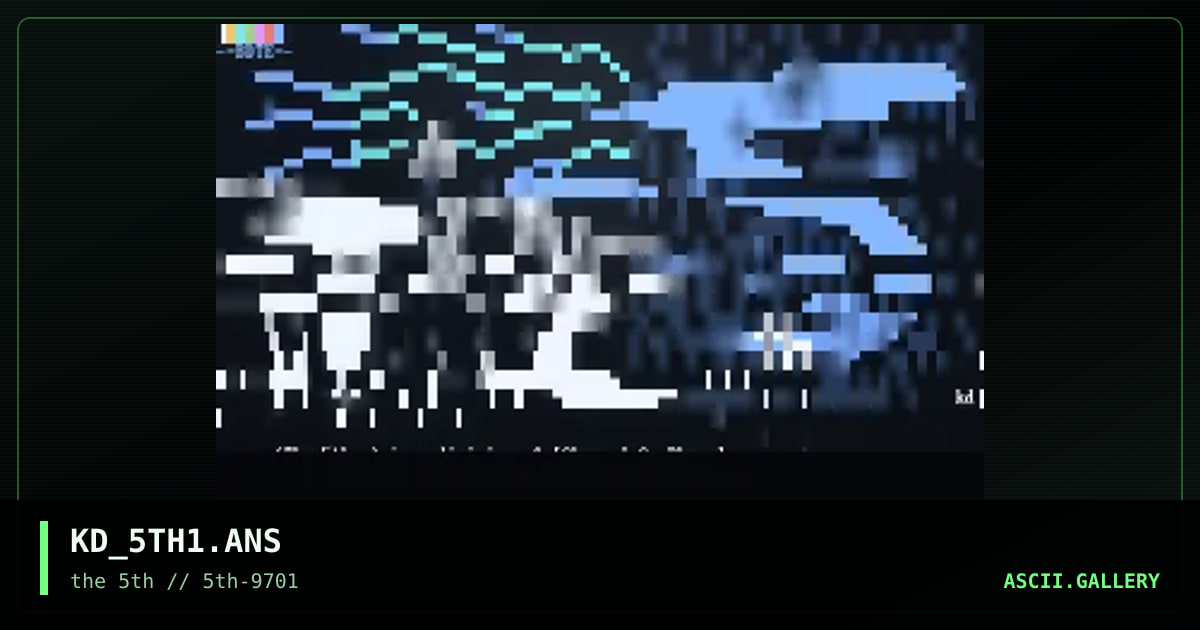 (The 5th..), by klear distortion, 1997
