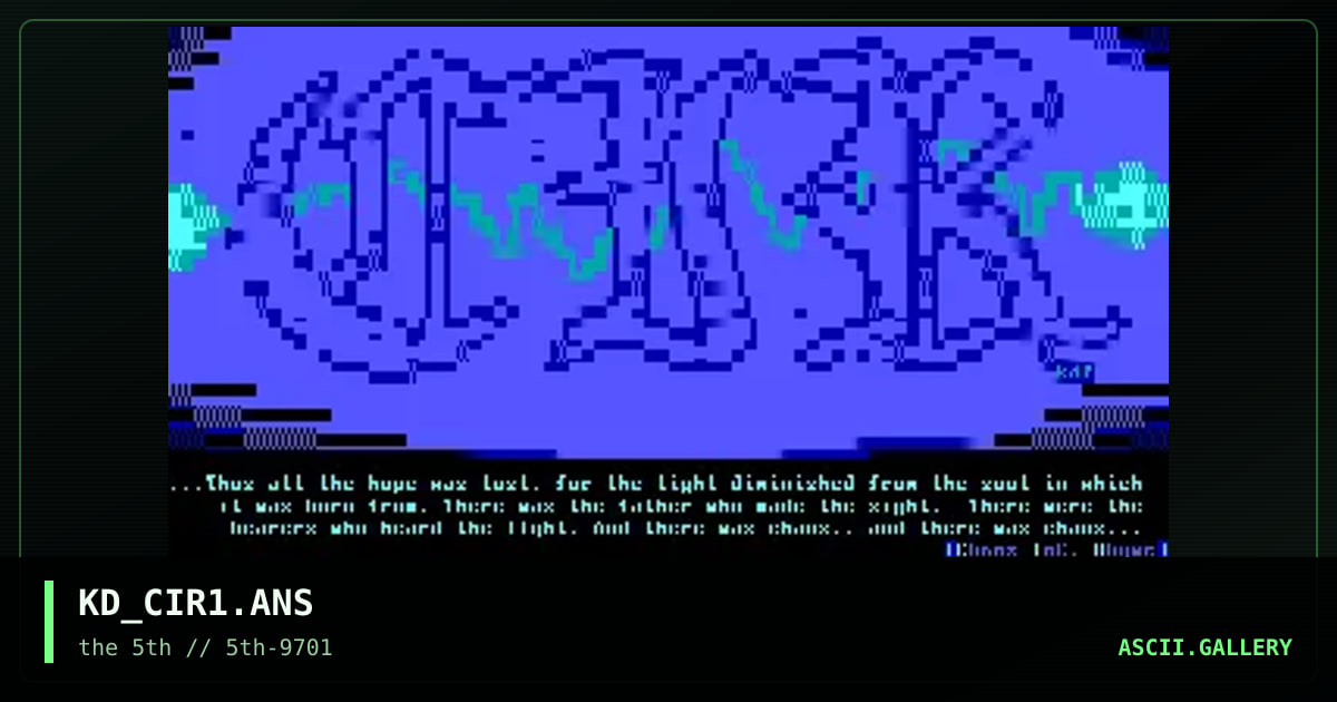 CiR Logo, by klear distortion, 1997