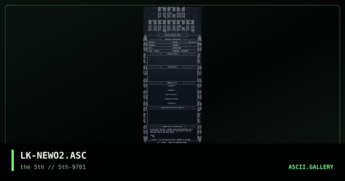 new order template, by lightning knight, 1997