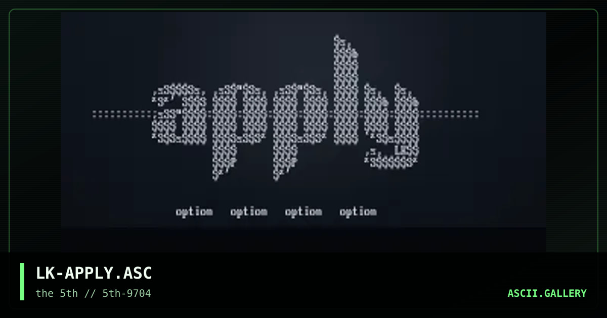 apply??, by lightning knight, 1997