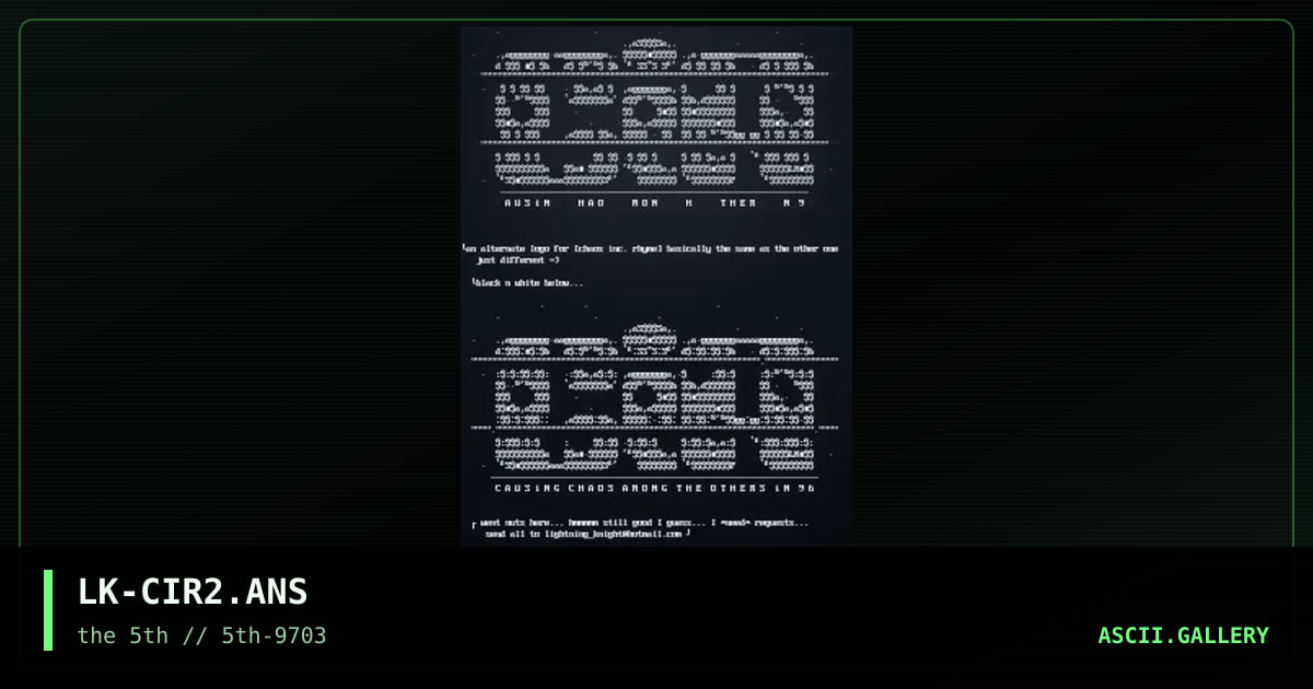 [CiR] nuts..., by lightning knight, 1997