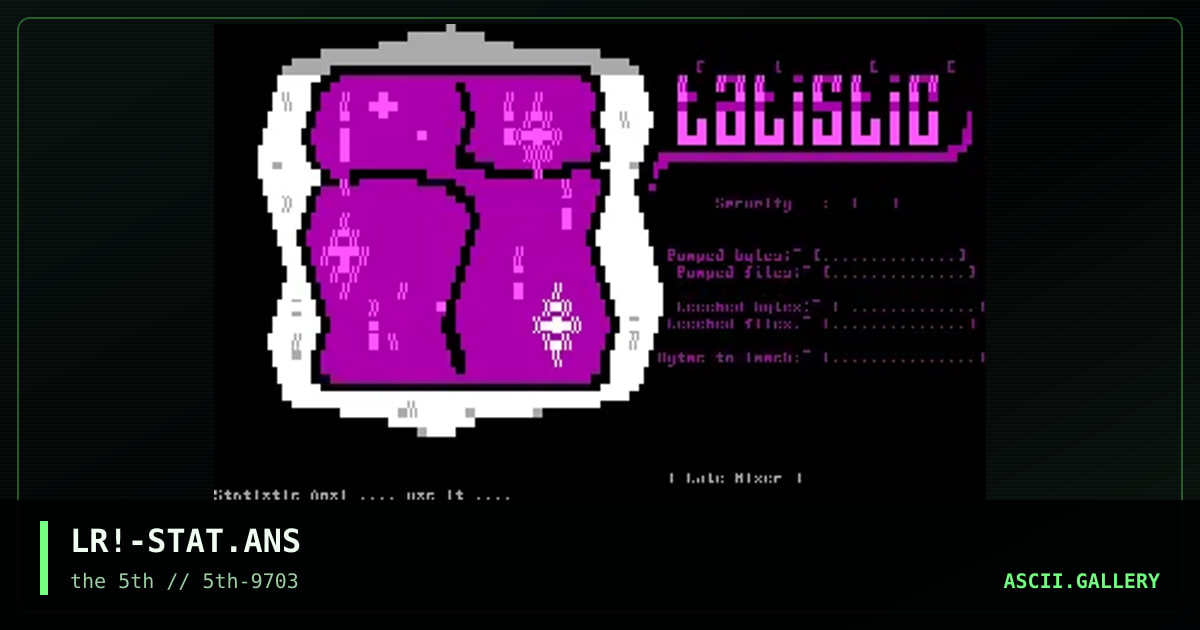 file statistics, by late riser, 1997