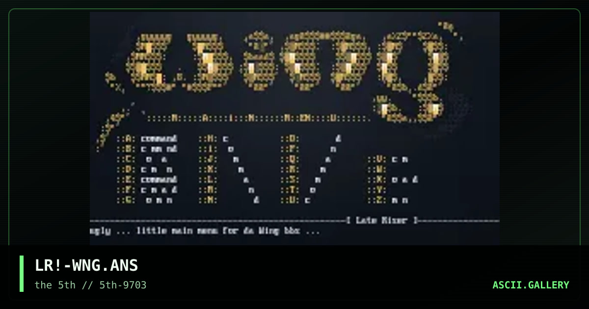 wing menu template, by late riser, 1997