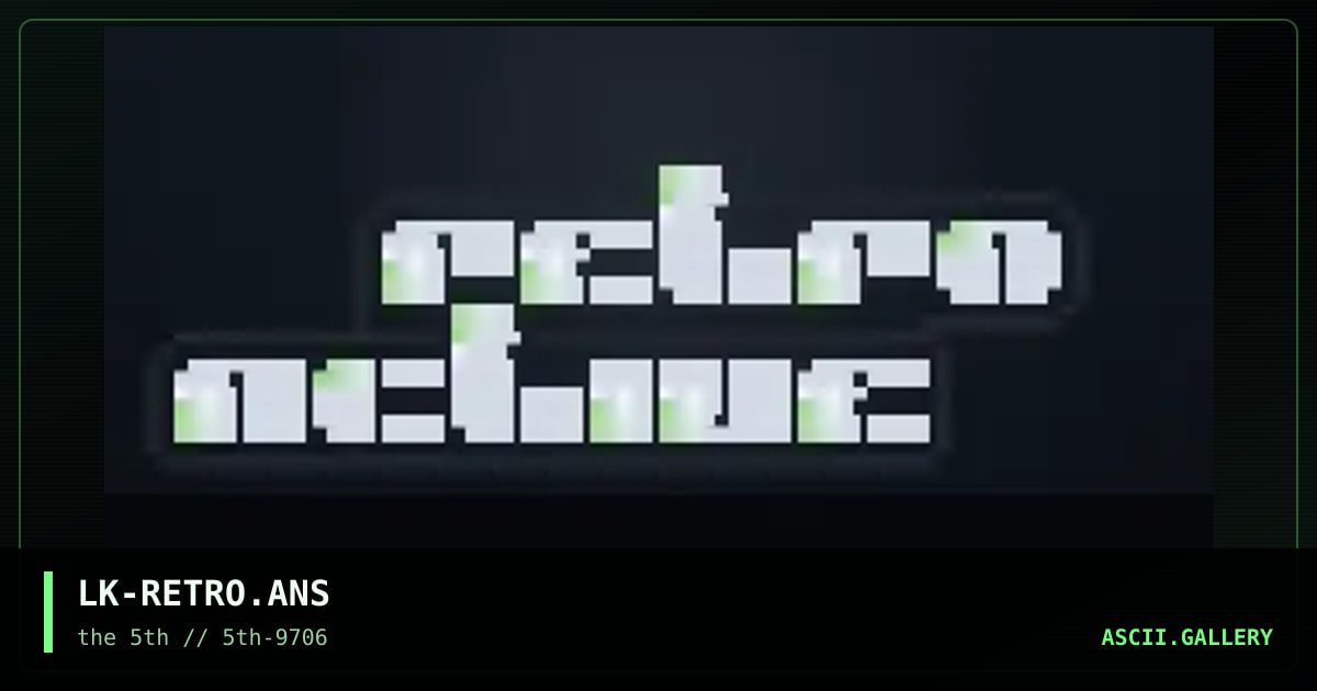 retro-active logo, by lightning knight, 1997