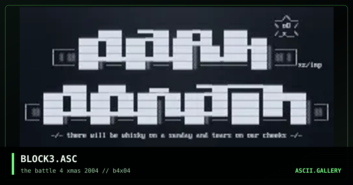 BLOCK3.ASC, by hellbeard, 2004