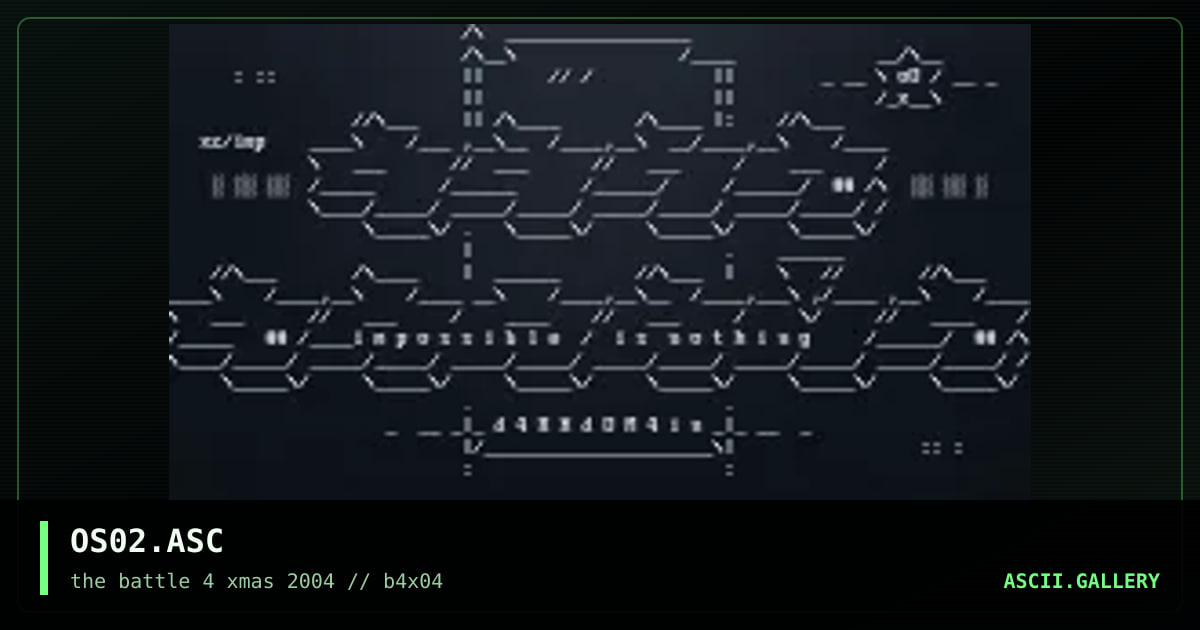 OS02.ASC, by hellbeard, 2004