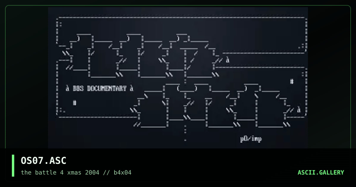 OS07.ASC, by pogue, 2004