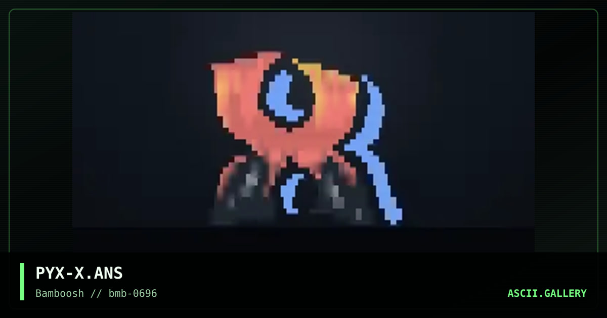 X-logo! [ans], by pyx, 1996