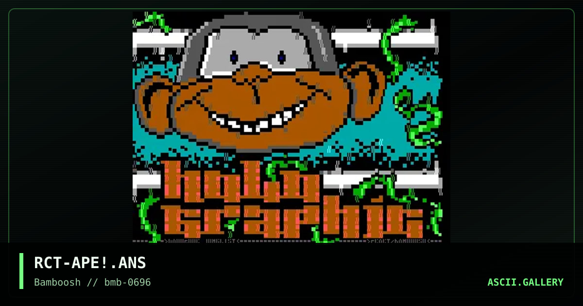 Ape [ans], by react, 1996