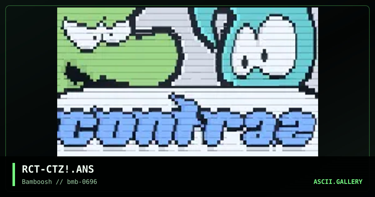 Contraz logo [ans], by react, 1996