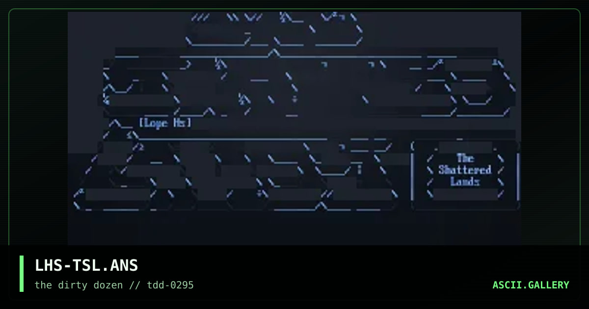 LHS-TSL.ANS, by lope hs, 1995