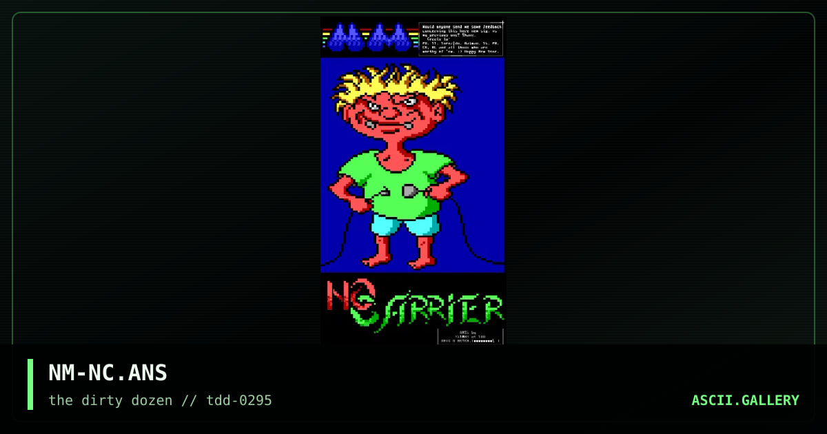 No Carrier, by netman, 1995