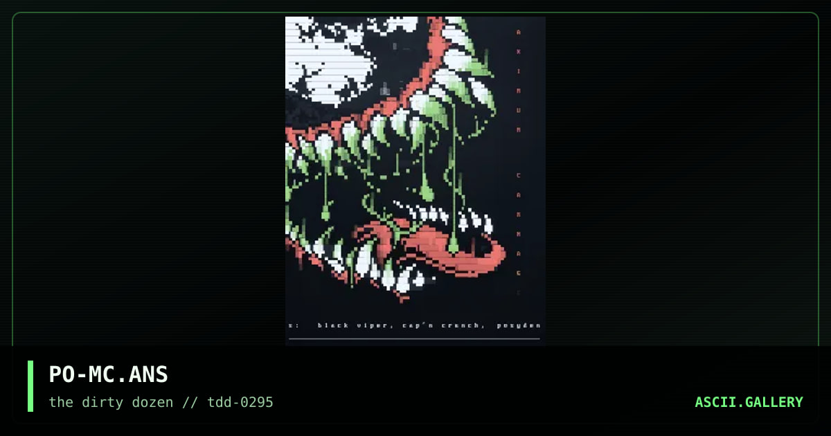 Maximum Carnage, by posyden, 1995