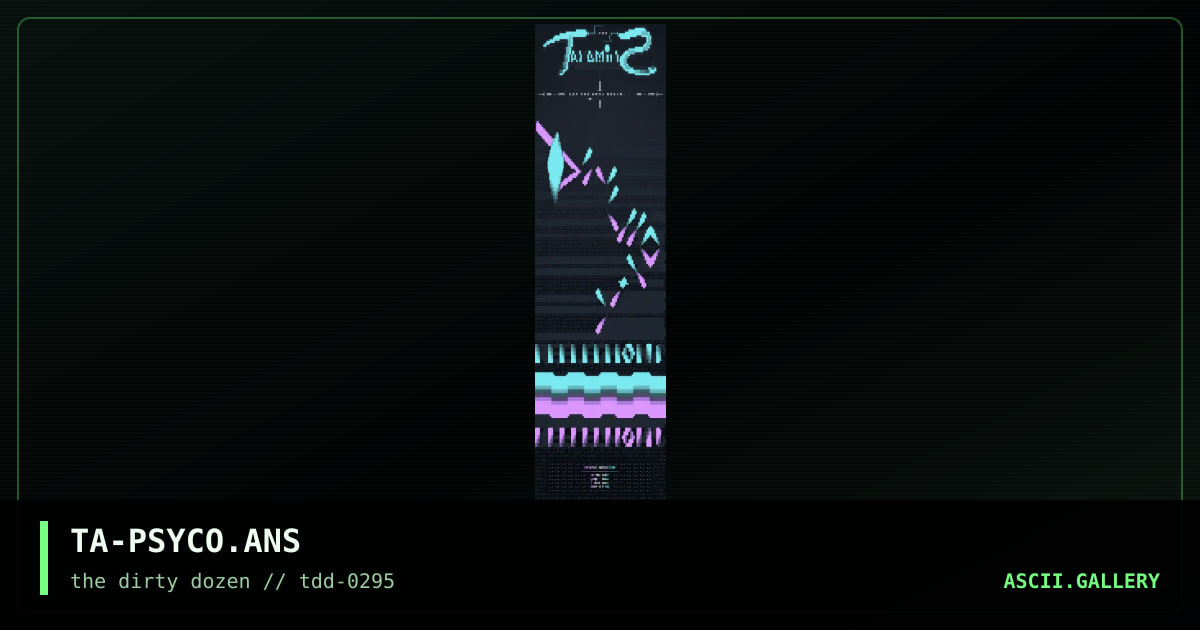 PSYCHOTiC REFLECTiONS, by talamius, 1995