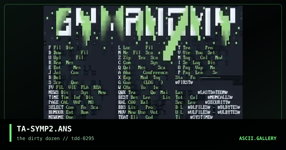 TA-SYMP2.ANS, by talamius, 1995