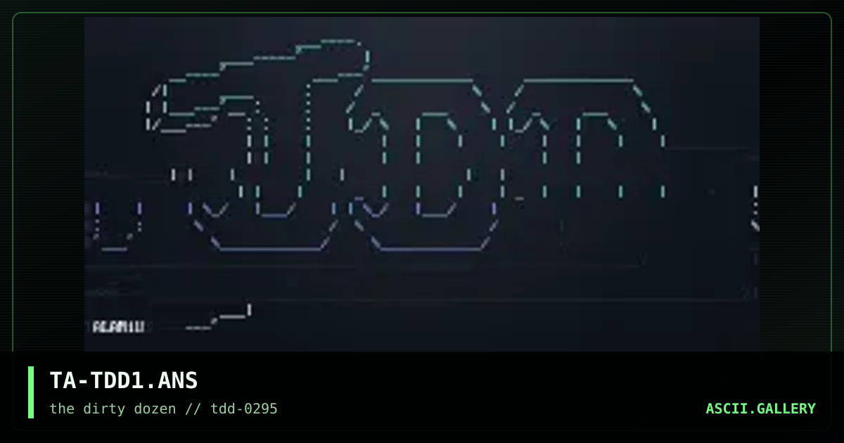 TDD logo, by talamius, 1995