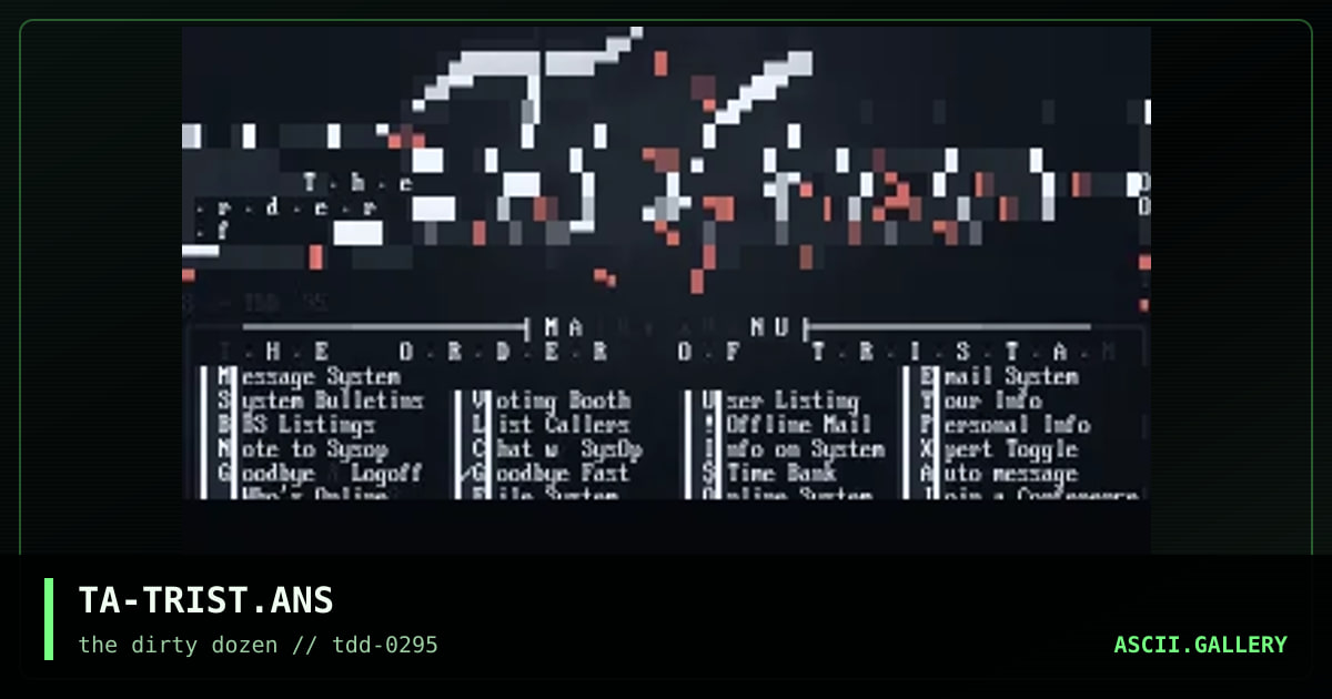 Menu, by talamius, 1995