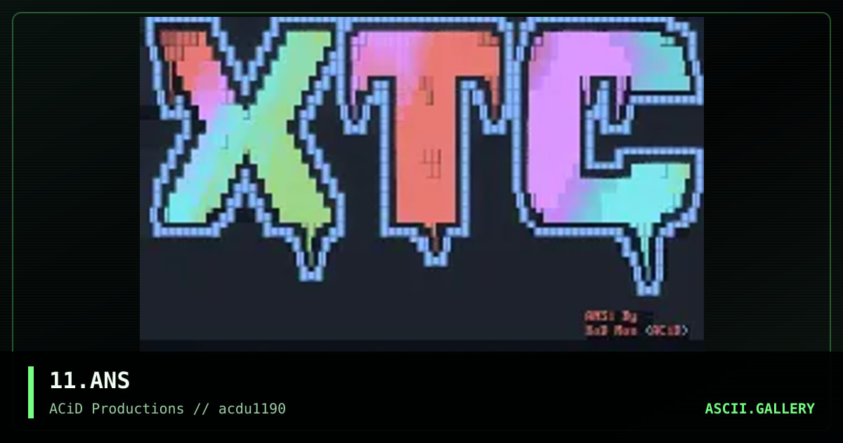 11.ANS, by rad man, 1990