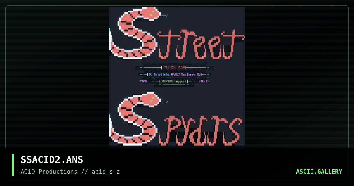 SSACID2.ANS, by tank, 1990