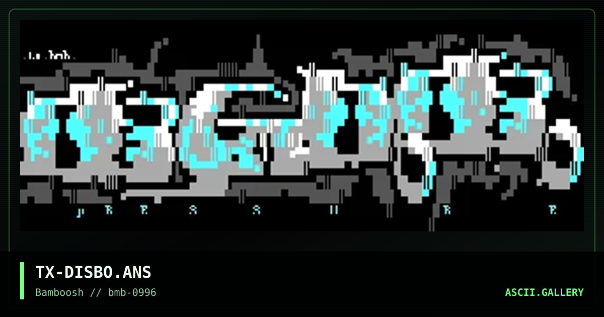 TX-DISBO.ANS, by tektronix, 1996
