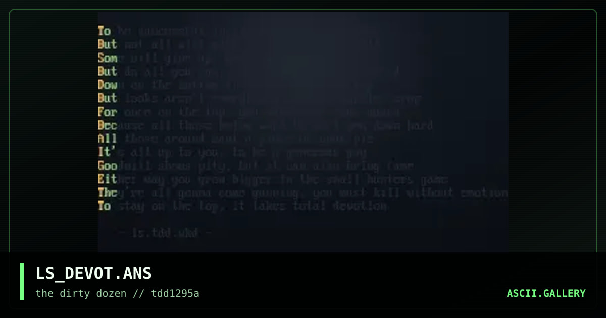 LS_DEVOT.ANS, by luke skywalker, 1995
