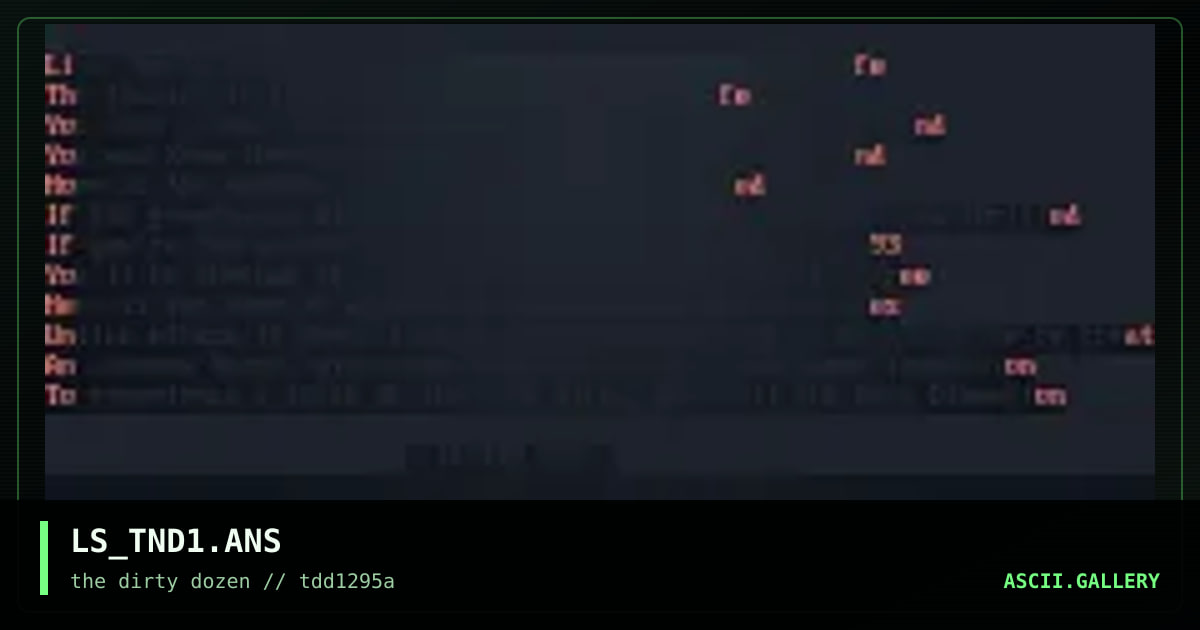 LS_TND1.ANS, by luke skywalker, 1995